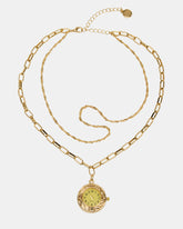 WATCH PENDANT NECKLACE GOLD