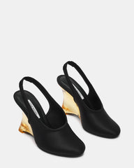 DYRA BLACK SATIN