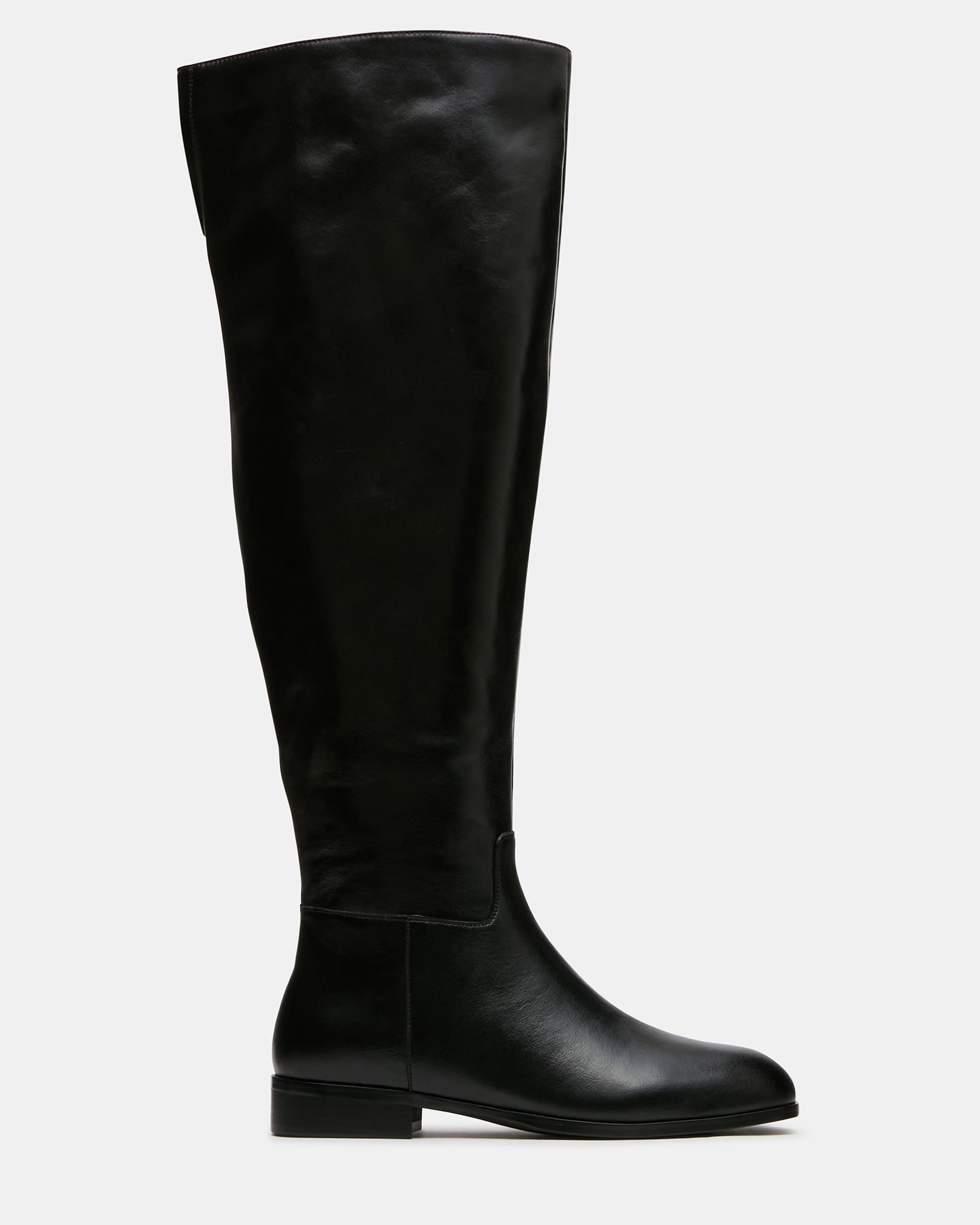 CANTER BLACK LEATHER WIDE CALF